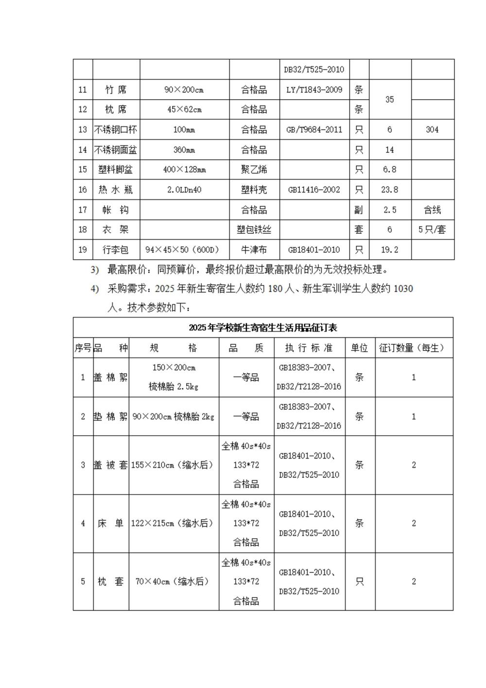 采购公告—冠盈体育（中国）官方网站登录入口2025年学生生活会用品采购项目_01